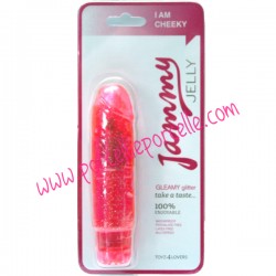 VIBRATORE JAMMY JELLY GLEAMY 13,5 x 3 cm - rosa